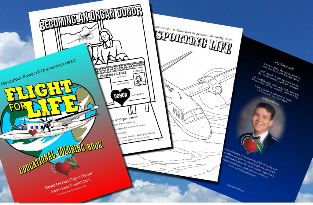 New Release: Flight For Life Aviation Educational Coloring Book